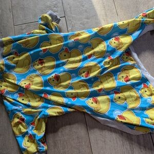 Blue and Yellow Dog Pajamas Clothing